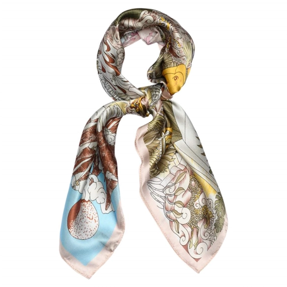 Sneaky Fox Alexa Silk Tørklæde, Cherry Blossom1