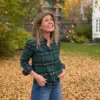 Donna twin skjorte green/yellow - Thumbnail Image 2