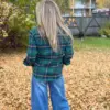 Donna twin skjorte green/yellow - Thumbnail Image 3