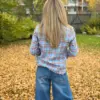 Donna twin skjorte blue/orange - Thumbnail Image 2