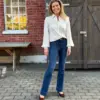 Lena blouse cloud cream - Thumbnail Image 2