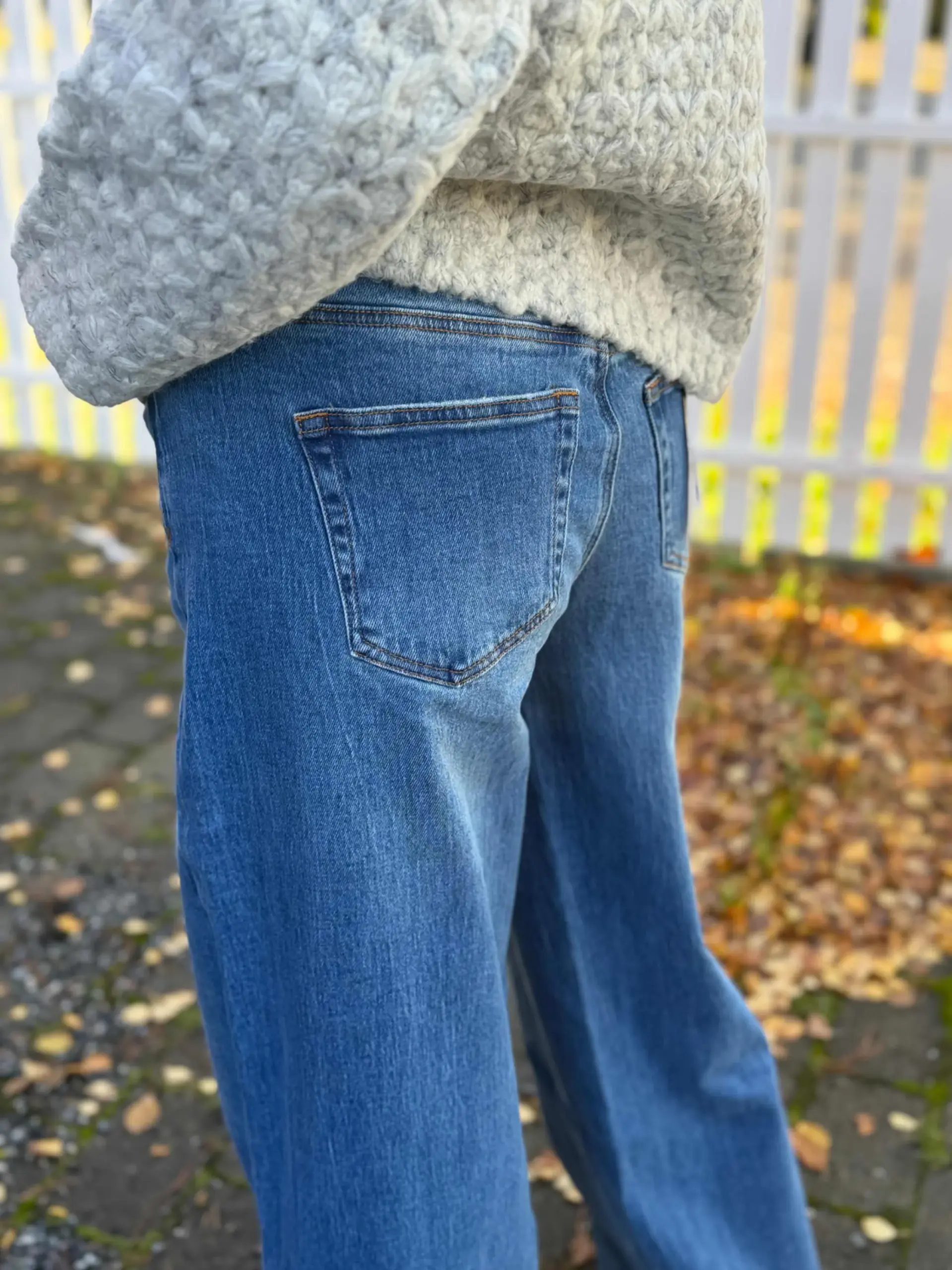 MWKaro 144 Mid X-Wide L32 Medium Blue Wash - Bilde 3