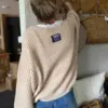Sweater cyrow light beige melange - Thumbnail Image 2