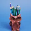 Owl vase xs aubergine - Thumbnail Image 2