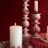 Beaded Candle Ring Ø7 Niva Ruby - Thumbnail Image 1