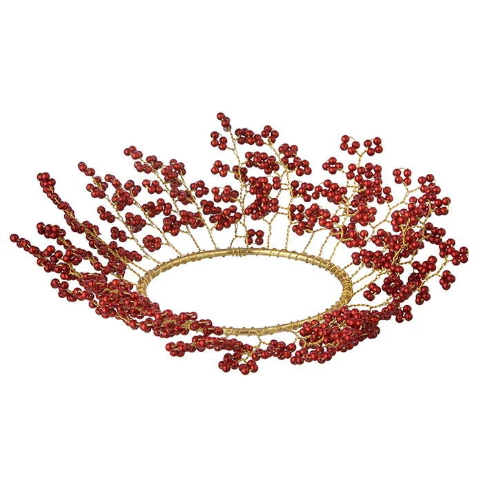 Beaded Candle Ring Ø7 Niva Ruby - Bilde 2