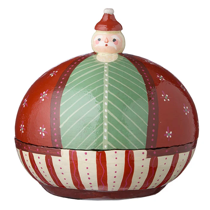 Papier machie decoration box santa ruby - Bilde 2