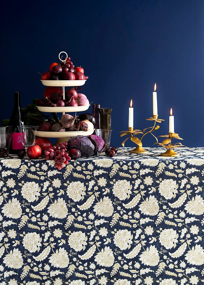 Tablecloth Yamini midnight 150x250 - Bilde 1