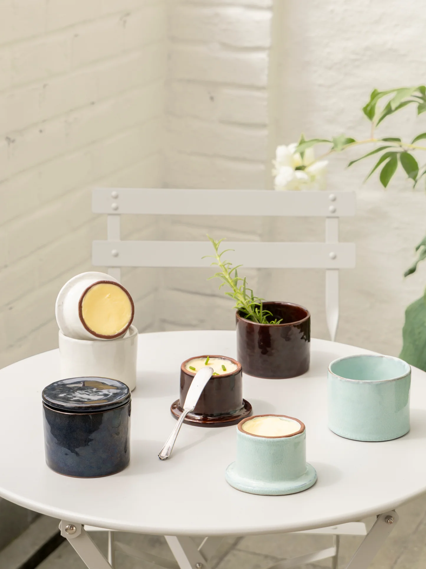 Teracotta smørklokke kaffe - Bilde 4