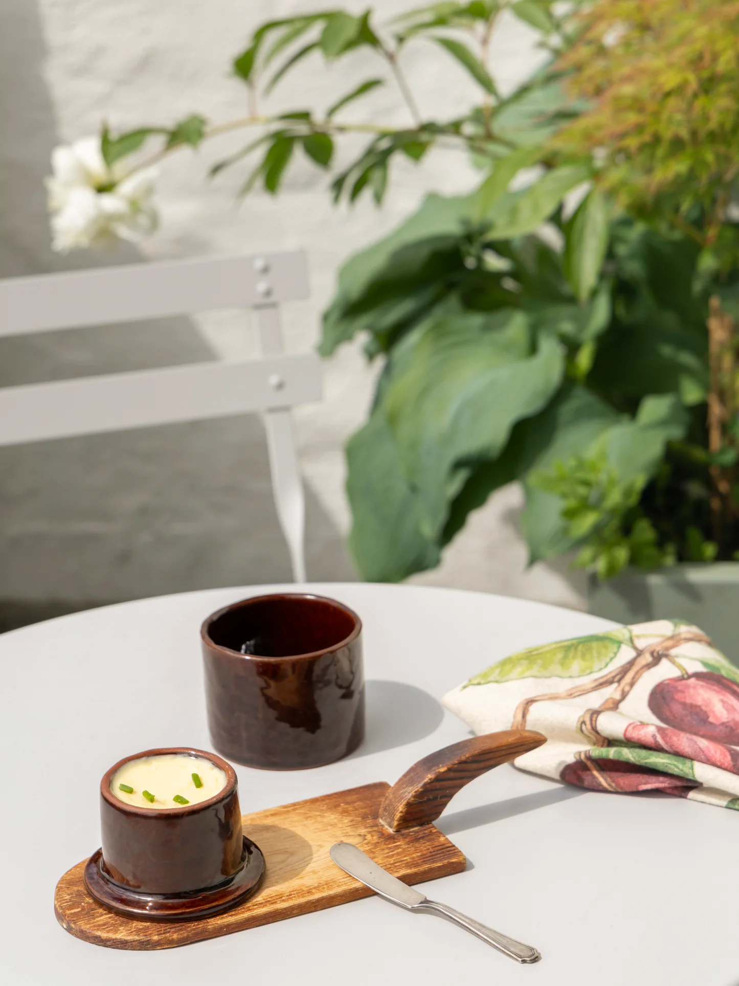 Teracotta smørklokke kaffe - Bilde 3