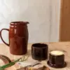 Teracotta smørklokke kaffe - Thumbnail Image 7
