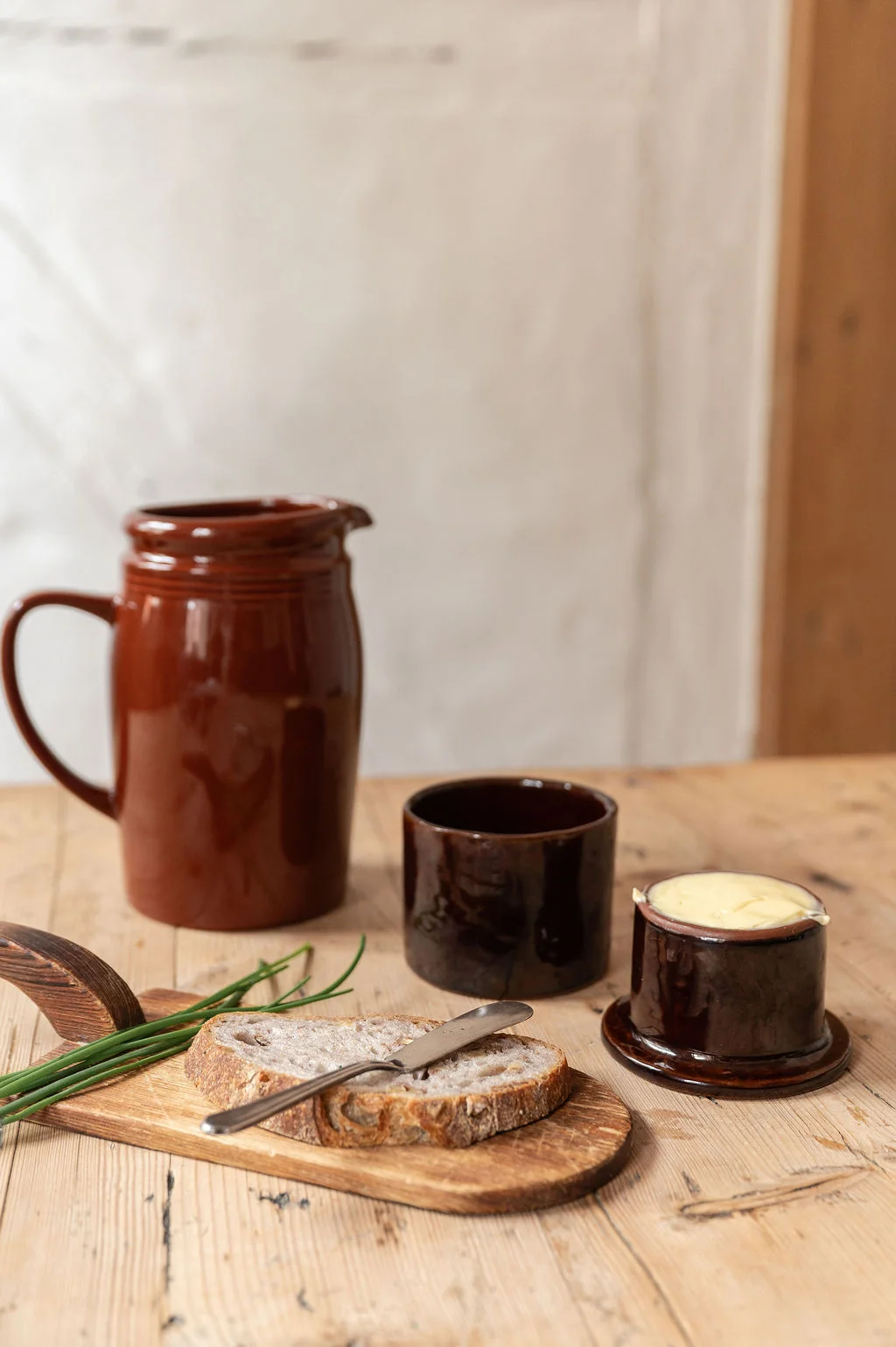 Teracotta smørklokke kaffe - Bilde 7