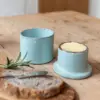 Teracotta smørklokke isblå - Thumbnail Image 1