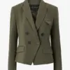 Tailor Blazer Ivy Green Melange - Thumbnail Image 2
