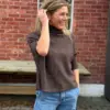 Turtleneck Sweat Marrone - Thumbnail Image 1