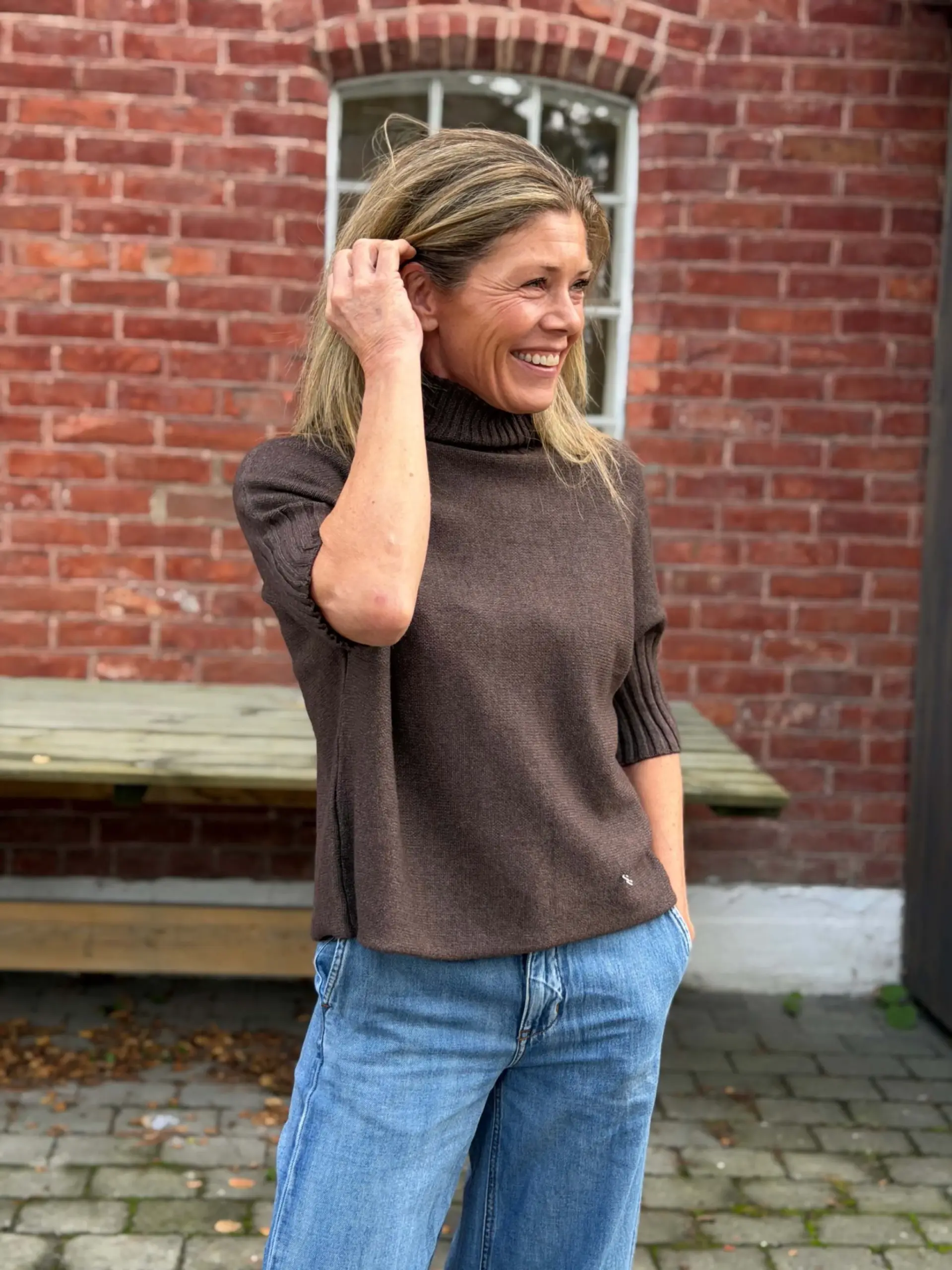 Turtleneck Sweat Marrone - Bilde 1