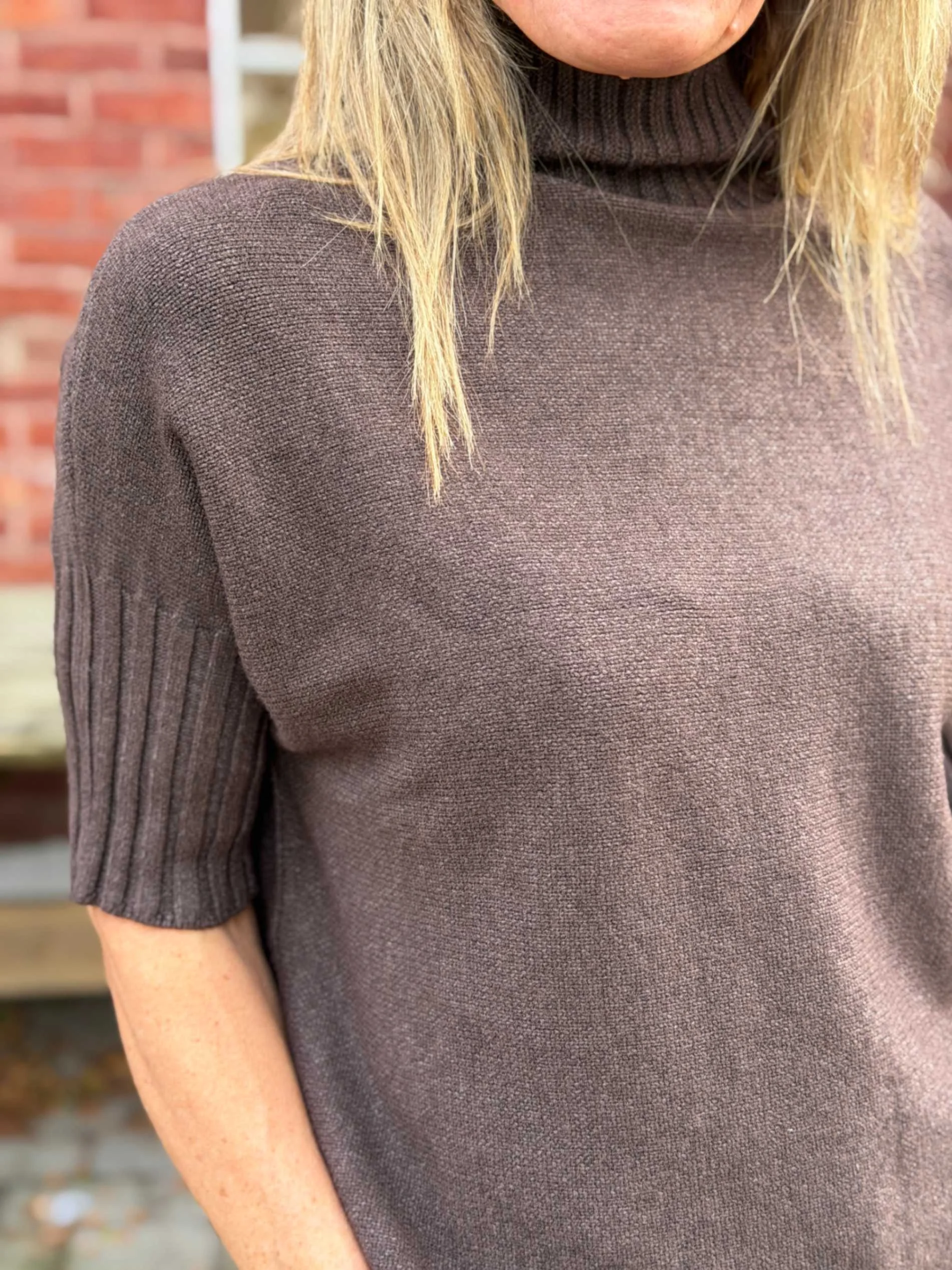 Turtleneck Sweat Marrone - Bilde 3