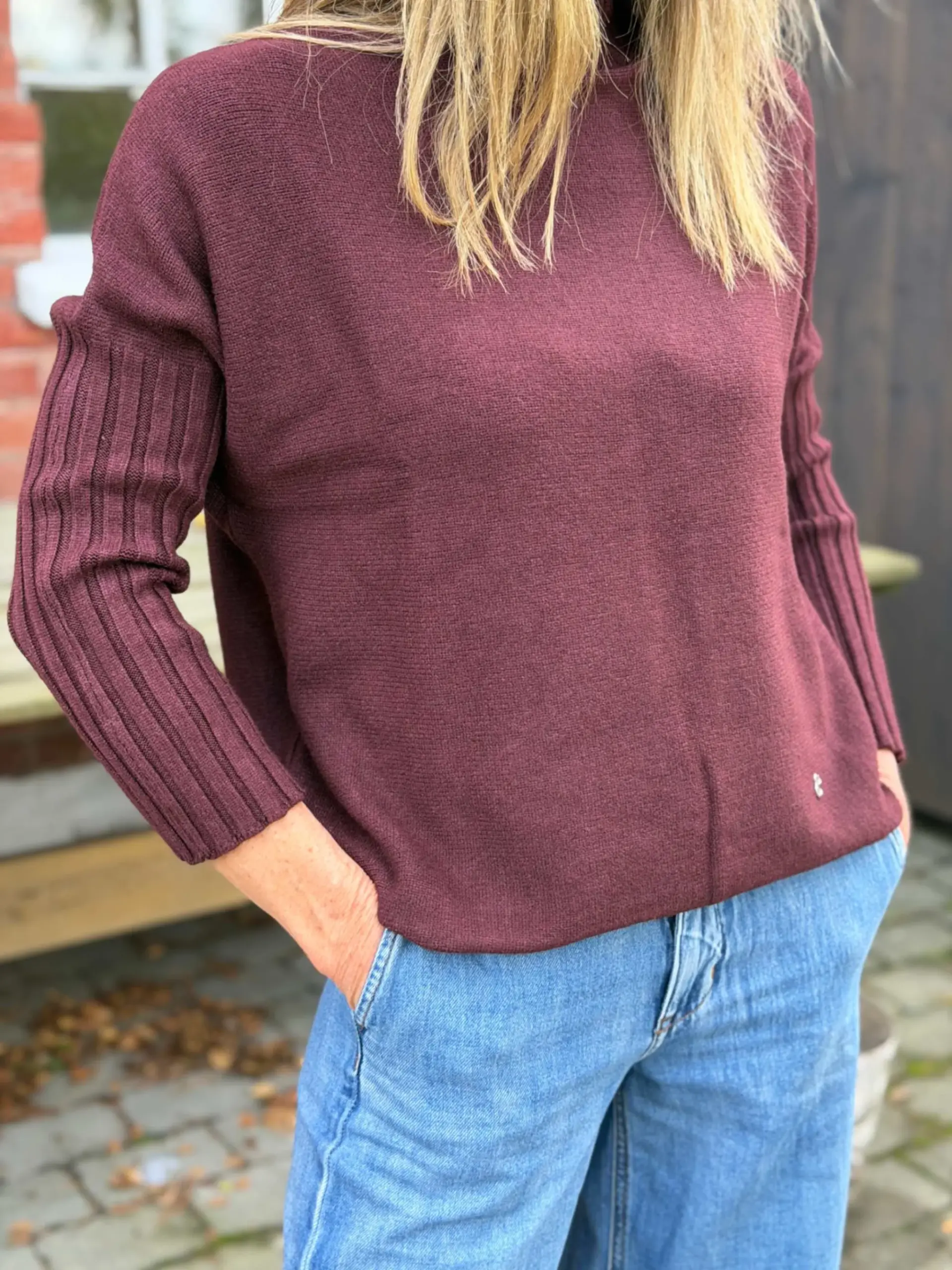 Turtleneck Sweat Bordeaux Scuro - Bilde 2