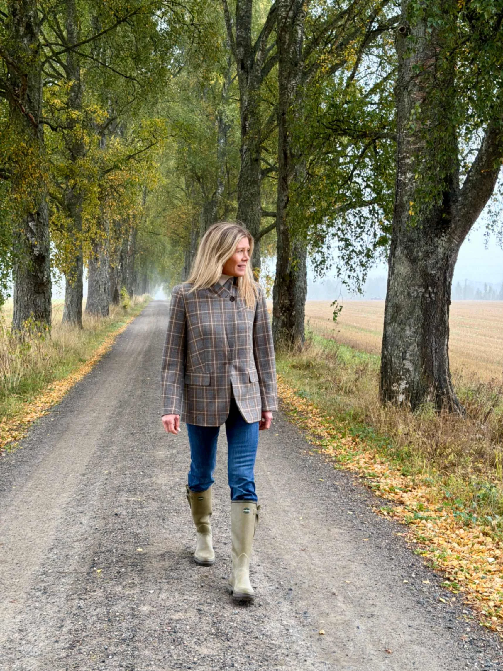 ElliGO Blazer Brown Checks - Bilde 3