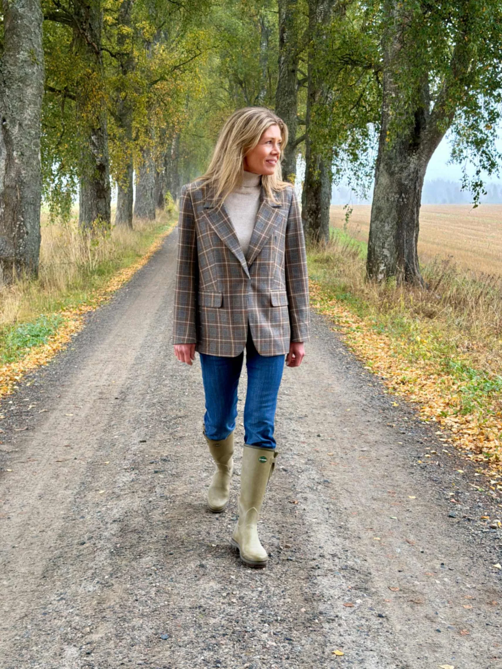 ElliGO Blazer Brown Checks - Bilde 2