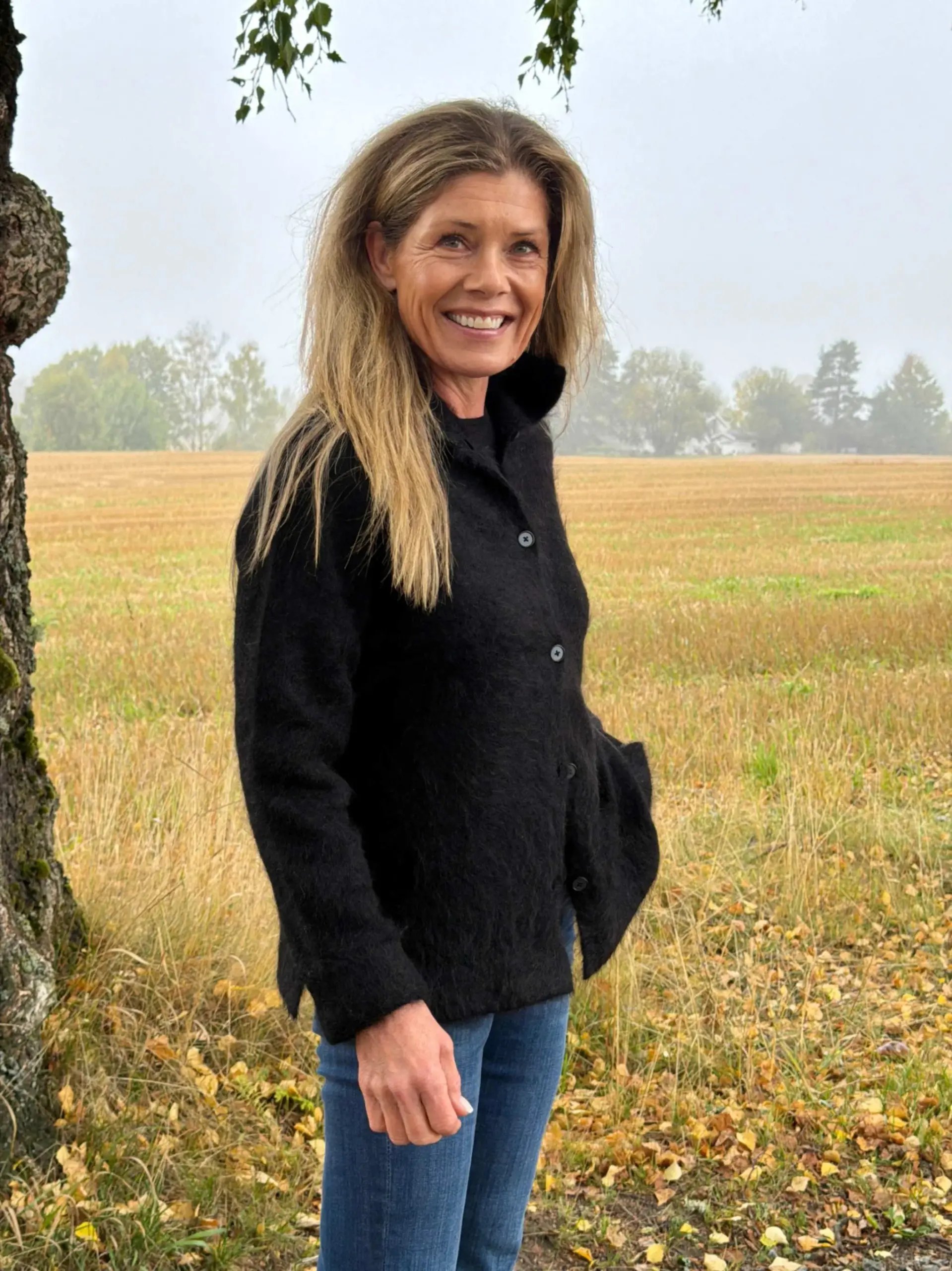 Bella cardigan black - Bilde 1