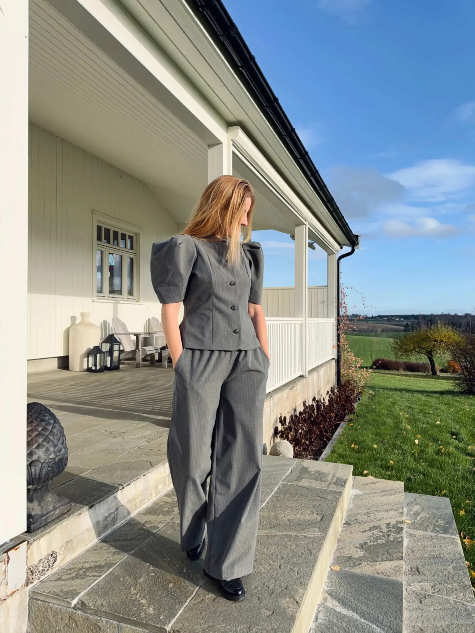 Unity blouse grey - Bilde 5