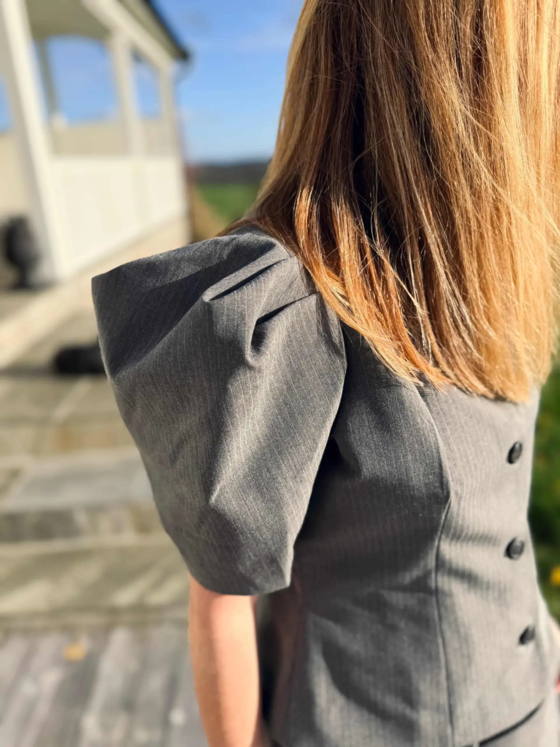 Unity blouse grey - Bilde 3