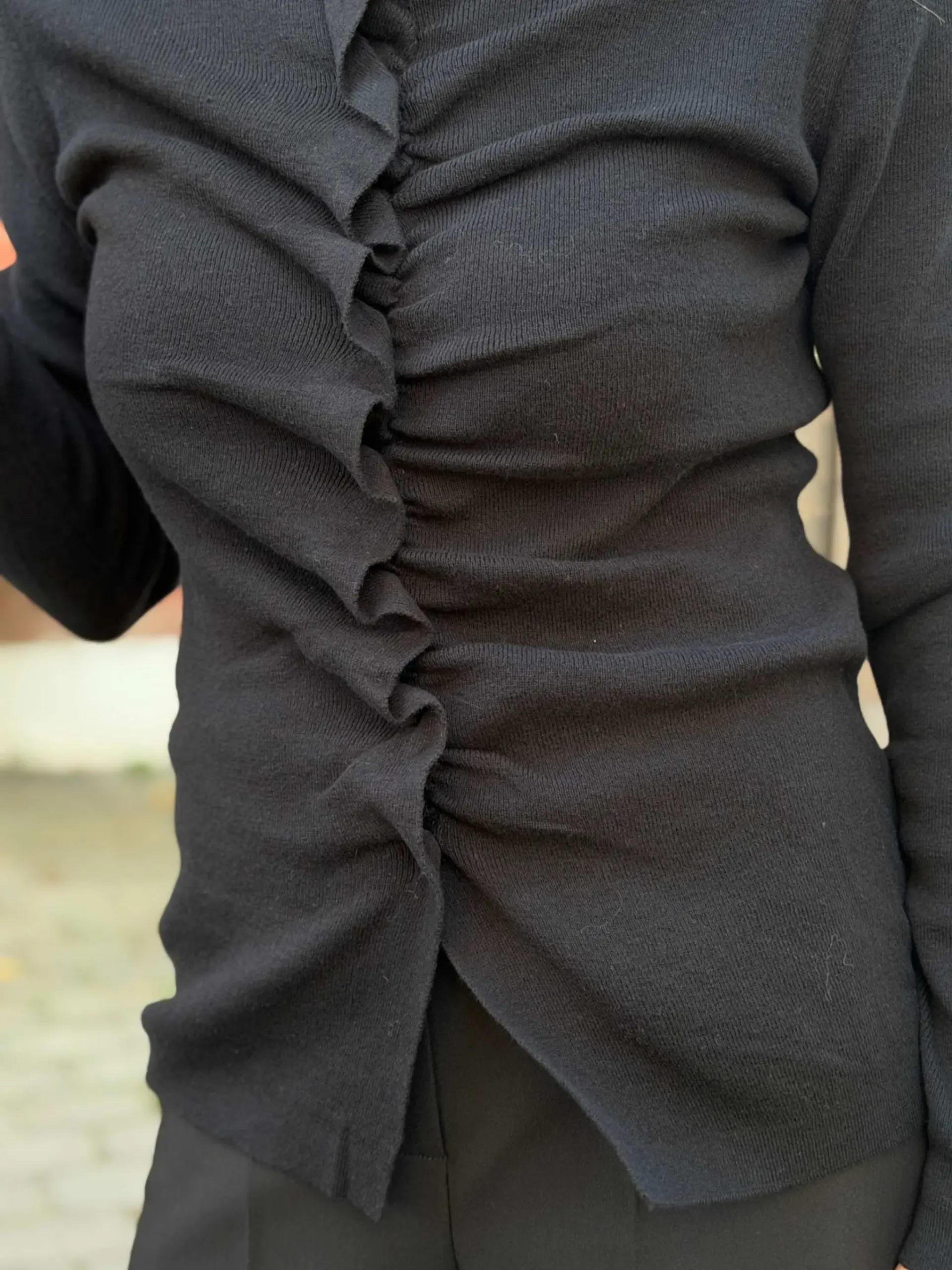 Fiora cardigan black - Bilde 3