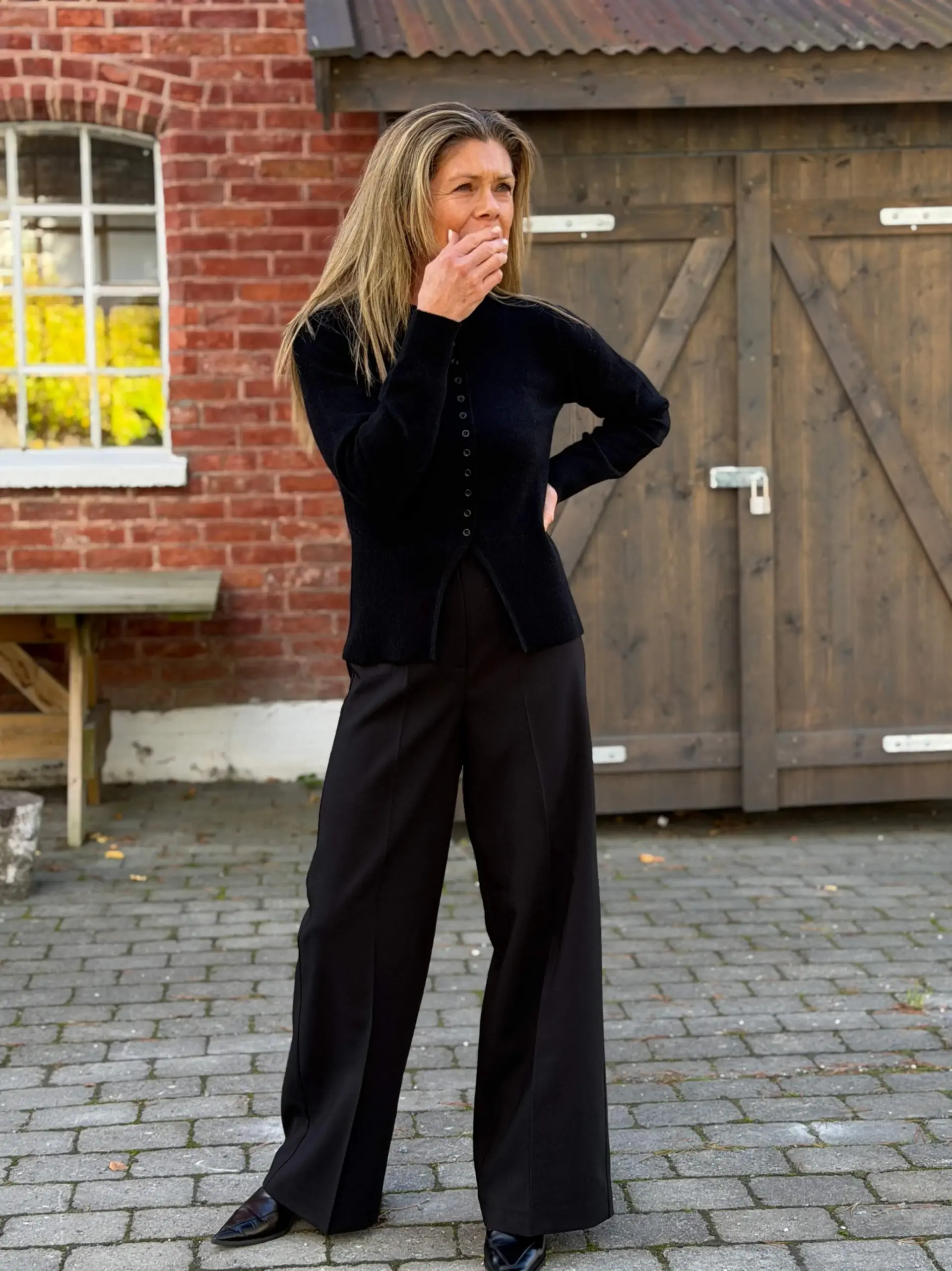 Eloise 21 Cardigan Black - Bilde 3
