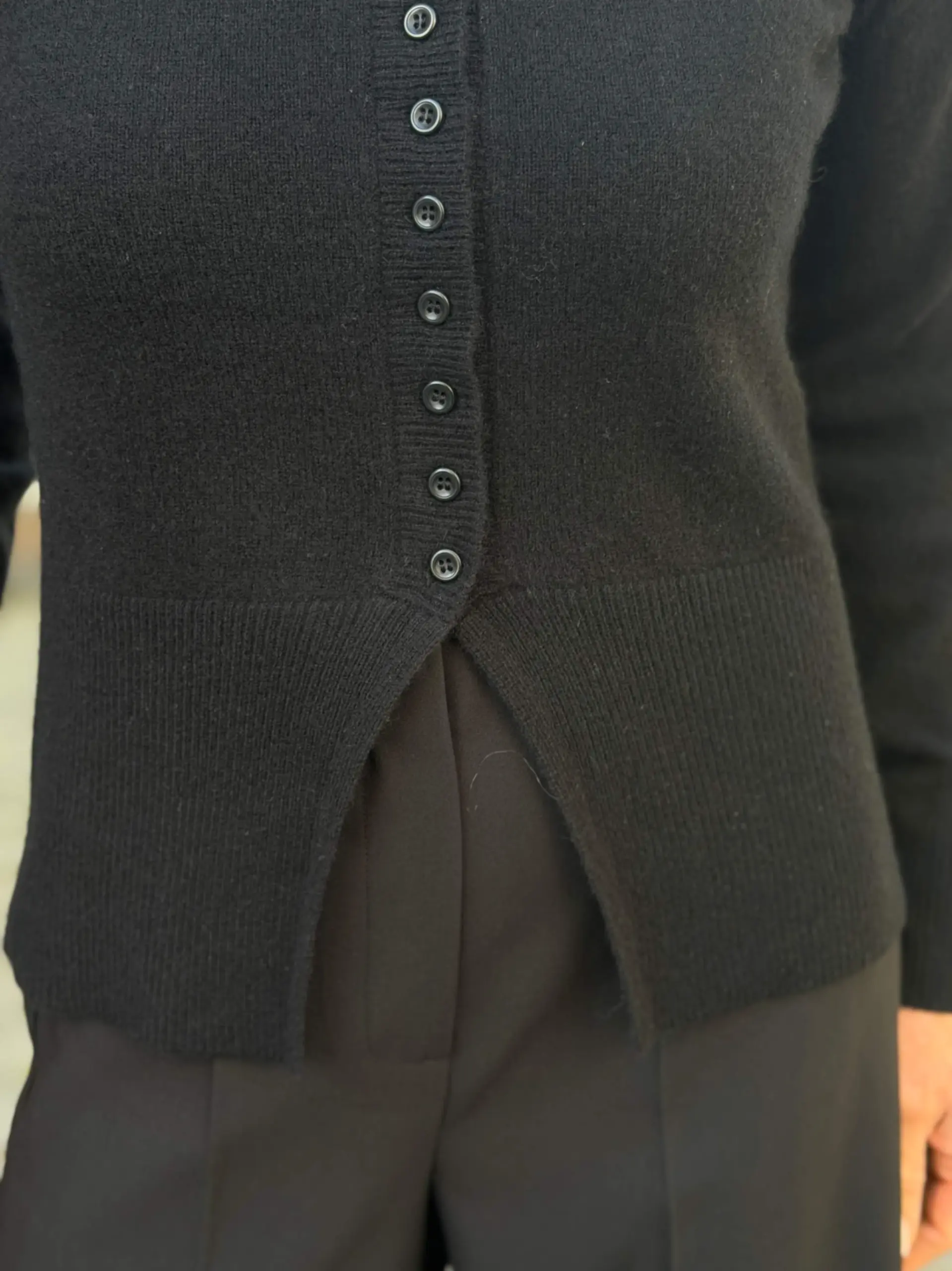 Eloise 21 Cardigan Black - Bilde 2