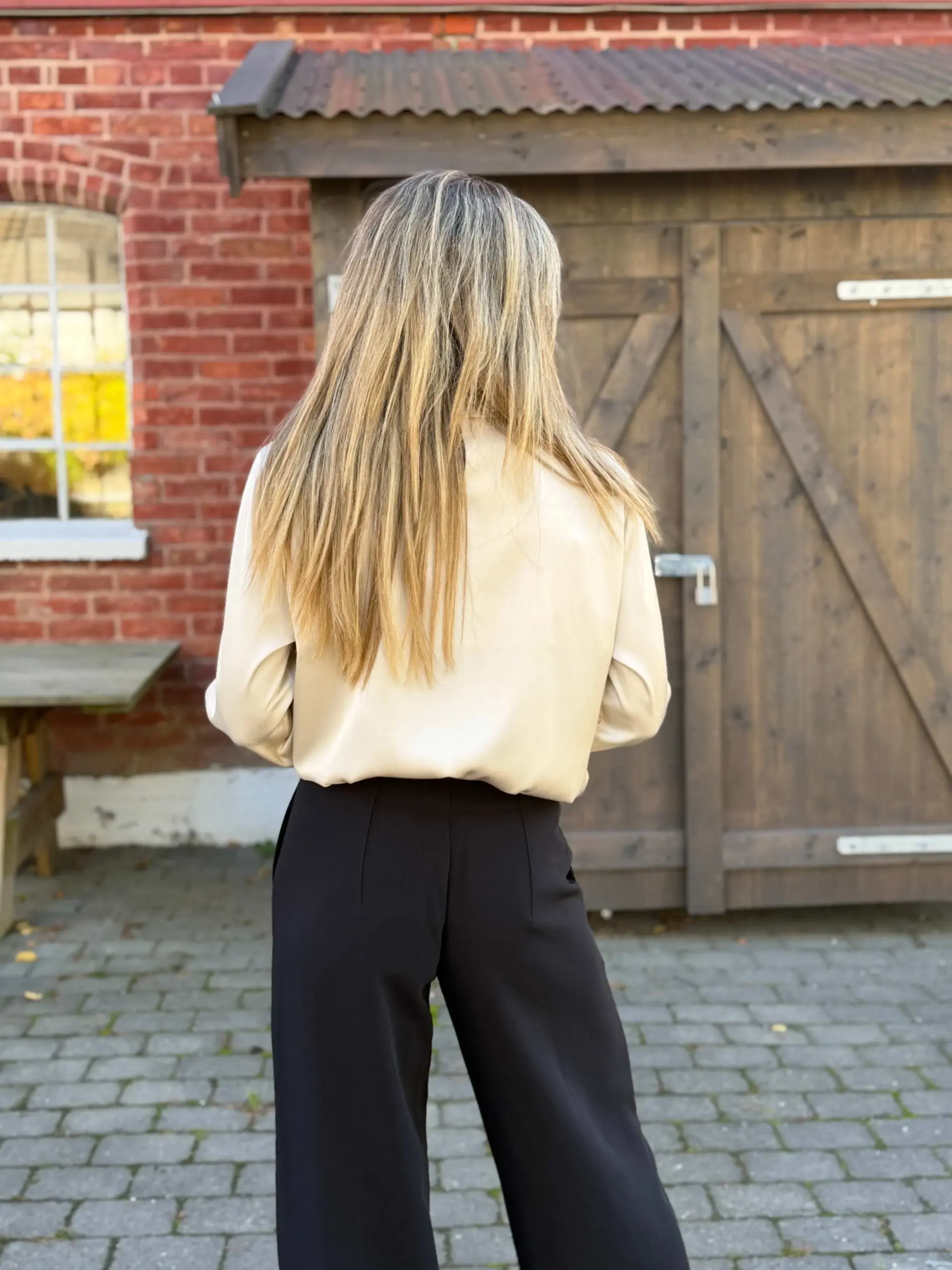 Tara Blouse Hammered Ivory - Bilde 3