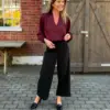 Jody Blouse Semi Rich Wine - Thumbnail Image 3